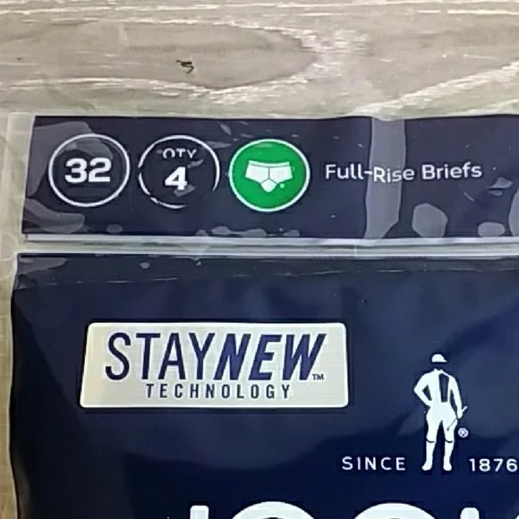 Jockey Classic Full-Rise Briefs – Set of 4 | Size 32 | 100% Cotton - Picture 5 of 5